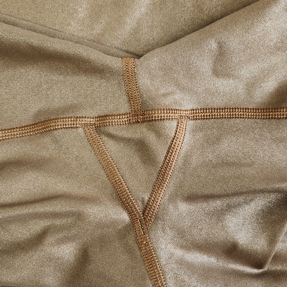 Lululemon Wunder Under High-Rise Tight *Foil 28" Matte Copper Foil Size 12 NWOT - Picture 5 of 9